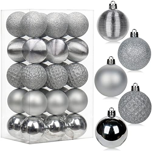 30PCS 2 Inch Shatterproof Gold Xmas Tree Balls