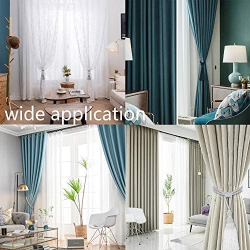 BEL AVENIR 2 Pack Curtain Tiebacks with Tassels