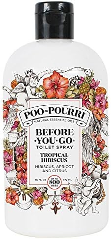 Poo Pourri Before You Go Toilet Spray 16 Ounce Tropical Hibiscus Refill