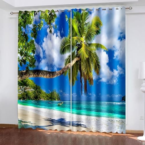 Homxi Blackout Curtains Set of 2 for Dining Room