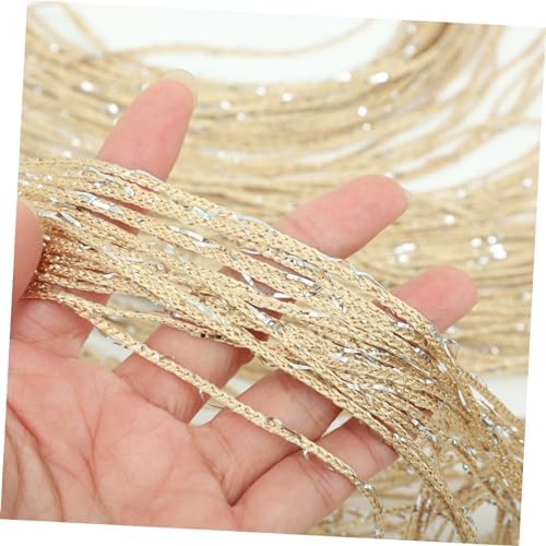 Amosfun 2pcs String Curtain for Doorway Black Tassel Room Divider Panels