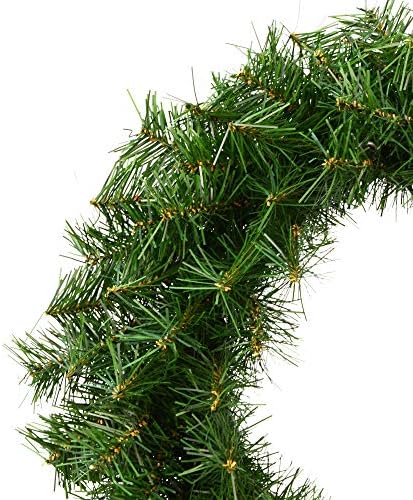 Vickerman 20 Inch Canadian Pine Artificial Christmas Wreath Unlit
