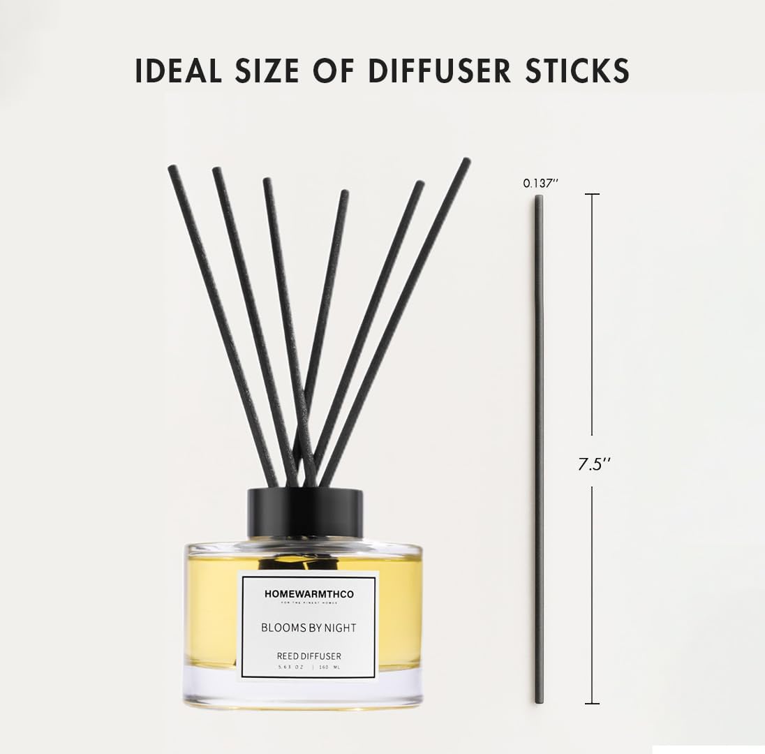 6 Pack Black Reed Diffuser Sticks 75in x 35mm