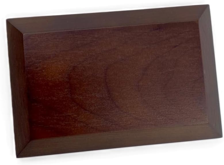 Dark Brown Solid Cherrywood Pedestal Display Base