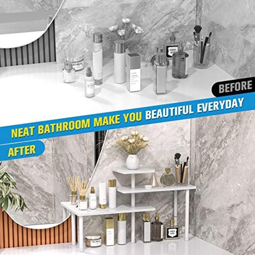 JayRex 3 Tier Bathroom Corner Shelf Organizer