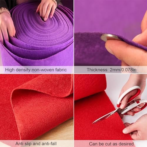 Colorful Disposable Wedding Aisle Runner Carpet Rug