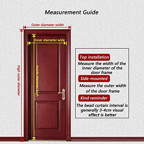 Pengfei Beaded Curtain Natural Wood Door Divider
