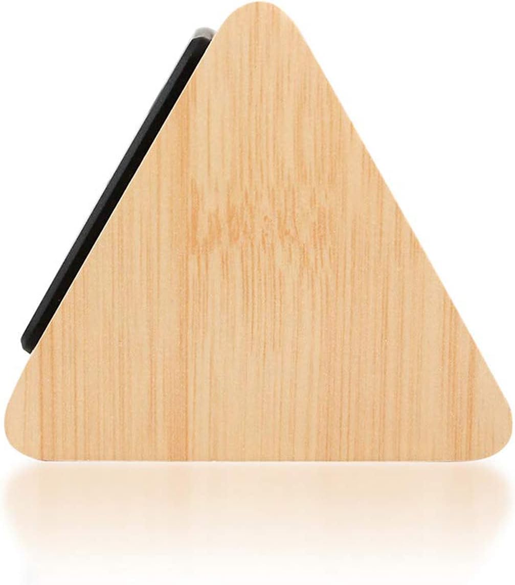 GEARONIC Wooden Digital Alarm Clock Triangle Design