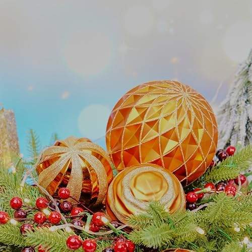 Dohance 2-Piece Shatterproof Christmas Ornament Set