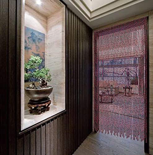 Handmade Bamboo Bead Door Curtain for Privacy