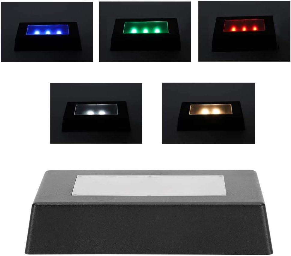 Garosa LED Light Base Multicolor Pedestal Display Stand