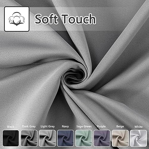 AOSKY Door Curtains for Privacy and Light Blocking