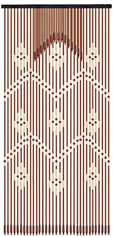 Natural Wood Beaded Curtains for Doorways