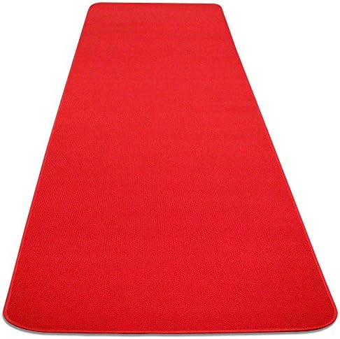 House Home and More Red Carpet Aisle Runner 4 Ft x 25 Ft