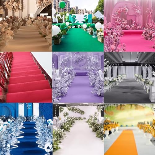 Colorful Disposable Wedding Aisle Runner Carpet Rug