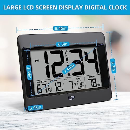 LFF Atomic Clock with Temperature Humidity Display