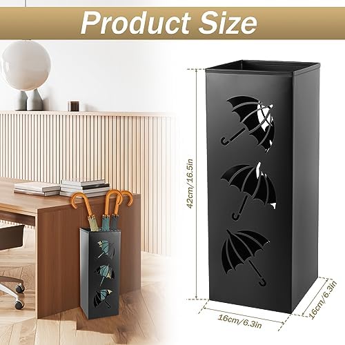 Premium Metal Umbrella Stand with Hollow Design