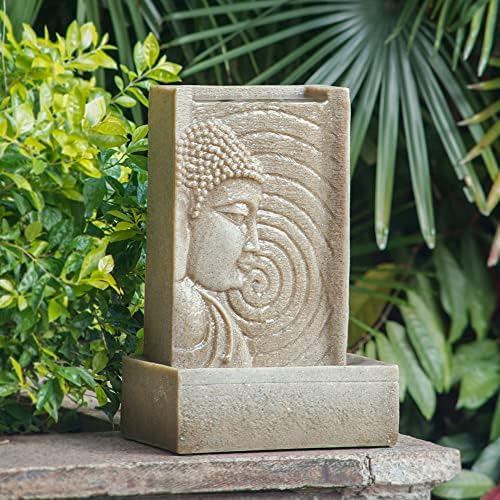 9x65x14 Indoor Buddha Water Fountain with LED Light