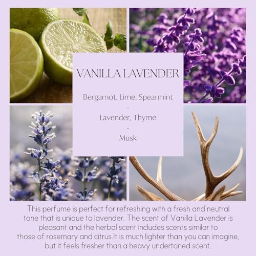 396 St Rose Flower Reed Diffuser Set Vanilla Lavender 67oz