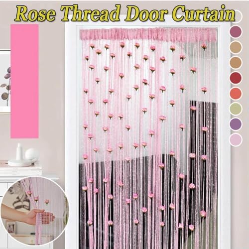 Manutox Rose Thread Door Curtain - 3937 x 7874in