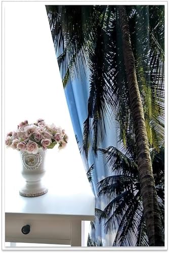 Homxi 2 Panel Blackout Curtains Set for Bedroom
