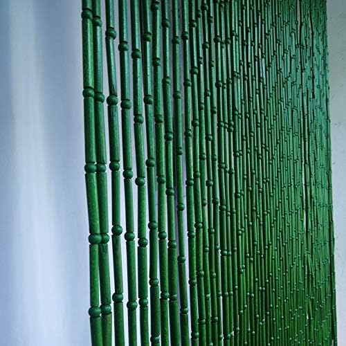 Beaded Curtain Natural Bamboo Room Divider Doorway Passage Decor