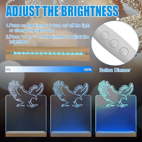 118 Inch Rectangle LED Lighted Display Base Stand