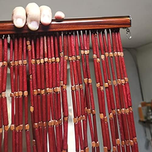 Bamboo Beaded Door Curtain for Privacy and Decor