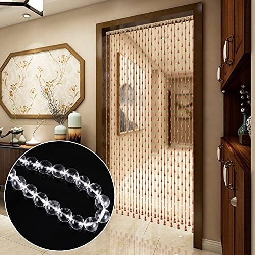 Pengfei Beaded Curtain Natural Wood Door Divider