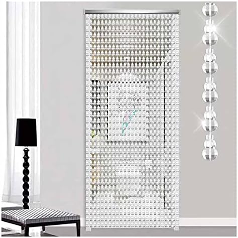 Clear Gourd Beaded Curtains - 100x180cm for Home Decor