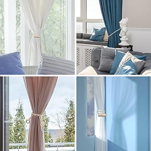 18 Inch Magnetic Curtain Holdbacks 4 Pack