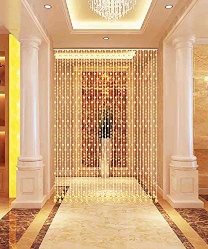 OKUOKA Crystal Beaded Door Curtain Panel 1