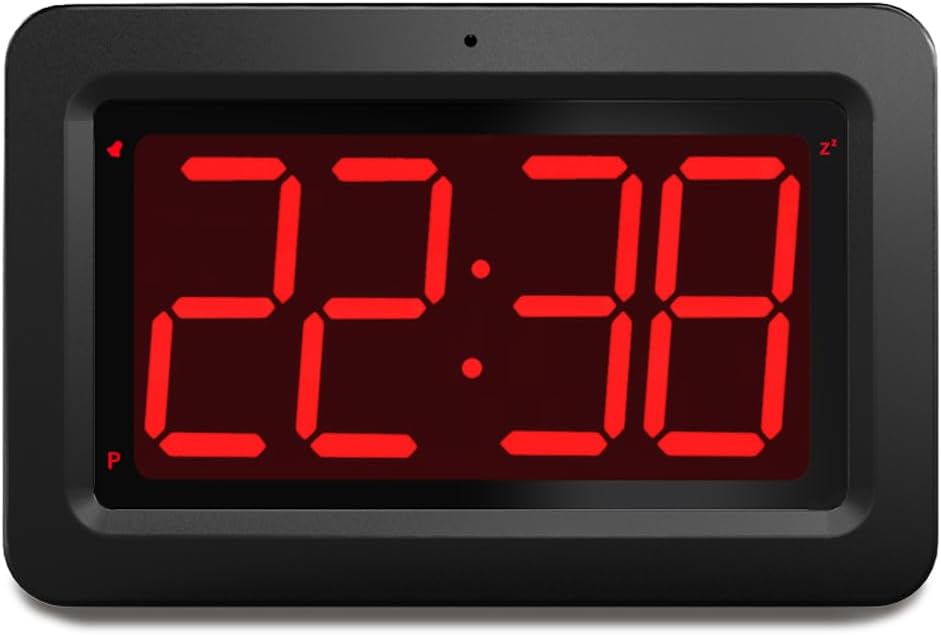 EUTUKEY 8 LED Digital Wall Alarm Clock