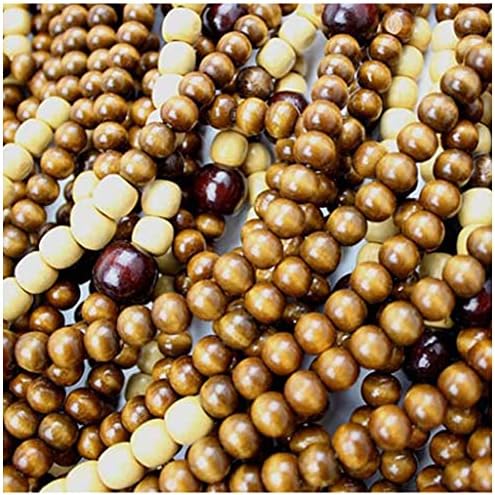 ZHOUXIAO Bamboo Wood Beaded Curtain for Doorways