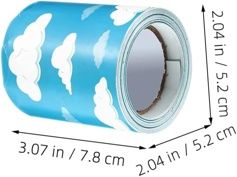 Zerodeko Cloud Pattern Bulletin Board Border Sticker Classroom Decor