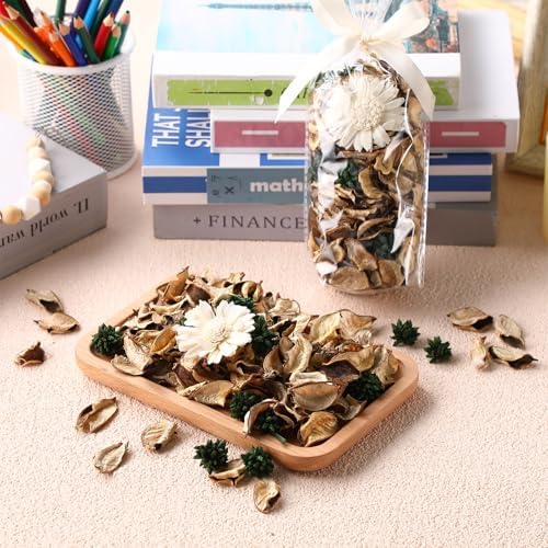 Nuanchu 6 Pcs White Potpourri Bags with Chrysanthemum Scent