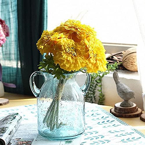 MDLUU Seeded Glass Vase with Double Ear Design