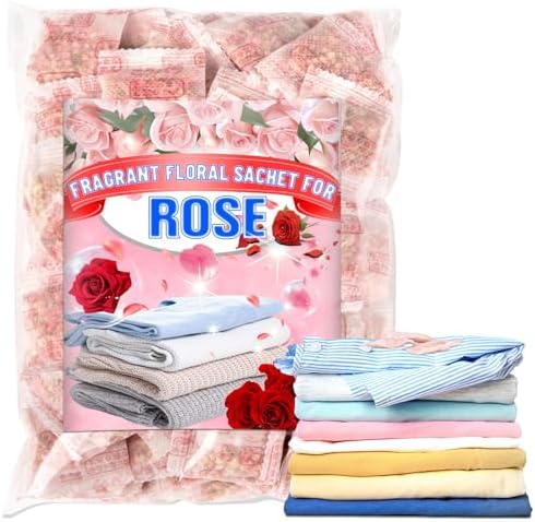 Rose Scent Sachets for Drawers and Closets 100 Pcs