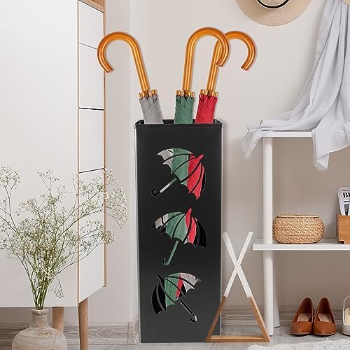 Premium Metal Umbrella Stand with Hollow Design