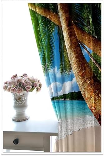 Homxi Blackout Curtains 2 Panels Kitchen Window