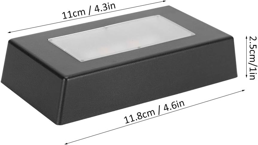 LED Display Base 7 Color Changing Light Stand for Crystal Art Jewelry