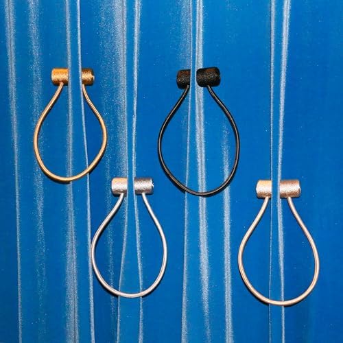 2 Pack Magnetic Curtain Tiebacks 16 Inch Black