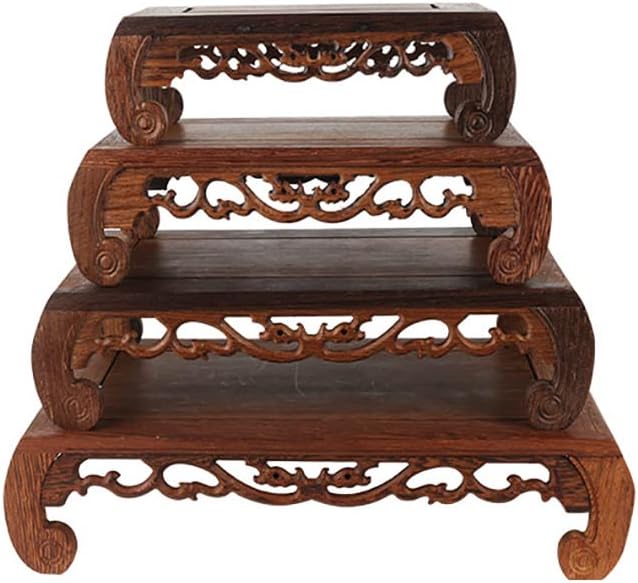 Oriental Furniture Display Stand Wooden Rosewood Base Vase Plant Pedestal