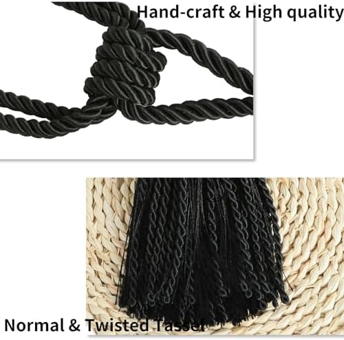 2 Pack Curtain Tiebacks with Tassel Modern Style