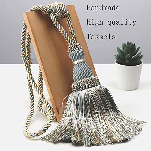 BEL AVENIR 2 Pack Curtain Tiebacks with Tassels