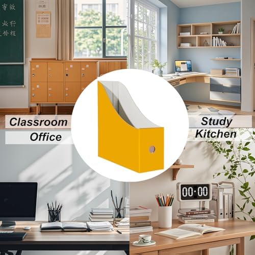 2 Pack Magazine File Folder Holder for Desk and Classroom