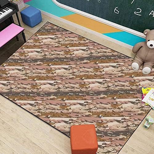 Modern 3D Area Rug Faux Cotton Non-Slip Extra Large Size
