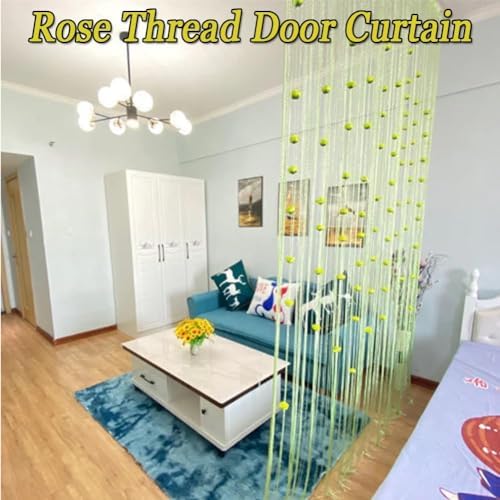 Manutox Rose Thread Door Curtain - 3937 x 7874in