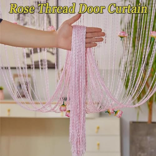 Manutox Rose Thread Door Curtain - 3937 x 7874in