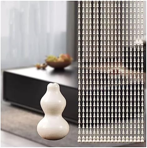 Etlegor Wood Beaded Curtain for Doorway